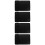 4Pcs Black Silicone Kitchen Counter Mat Grill Side Shelf Tool Holder 8