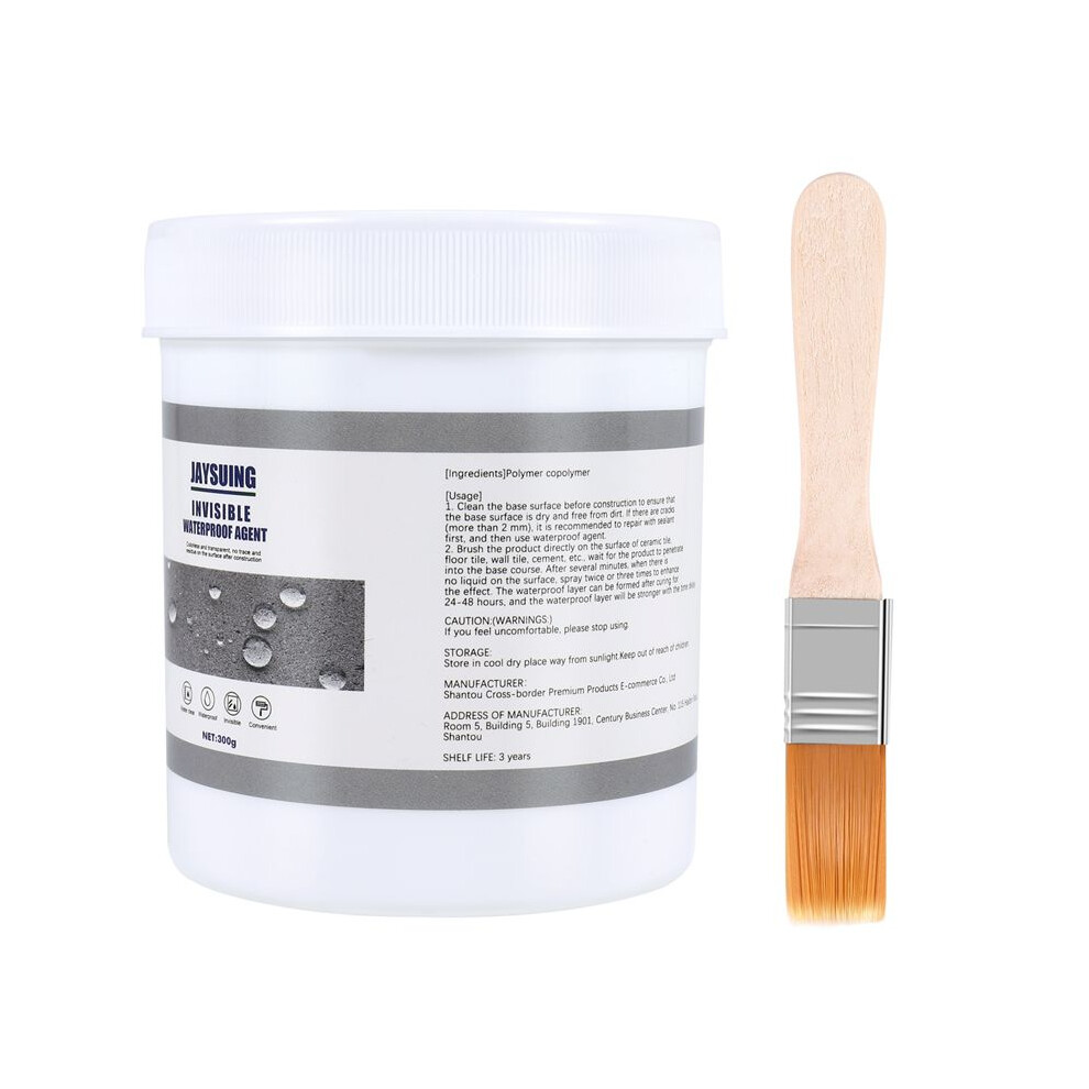 Jaysuing Transparent Waterproof Glue Brush Waterproof Leakproof Water-Based Sealant Anti-Leakage With Brush-A 6031625277793