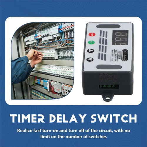 Deek-Robot DDC-432 Dual MOS LED Digital Delay Controller  Delay Relay Trigger Cycle Timer Delay  Timing Control Module 1