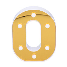 Décorations de fête personnalisables, chiffres lumineux pour occasions spéciales, légers et compacts, fonctionnent sur piles, éclairage LED