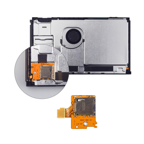 for Micro- Card Slot Board for   NS TF  Card Slot Socket Board Replacement for   Console 1