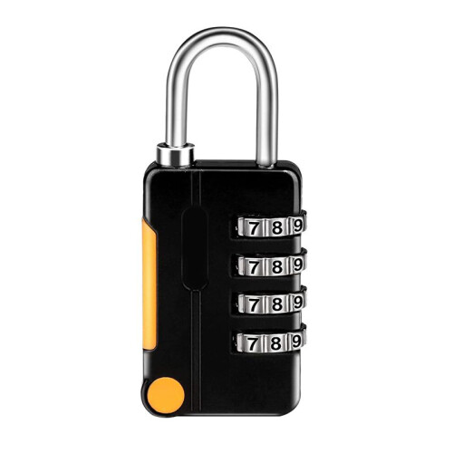 Combination Padlock, 2 Pack Small Waterproof Padlocks for School Gym Locker, Gate, Shed, 4 Digit Code Security Locks 1