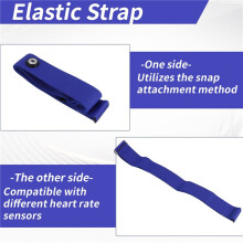 Heart Rate Belt Chest Strap for Coospo Polar Wahoo Mount Heart Rate Sensor Monitor Elastic Soft Strap Band