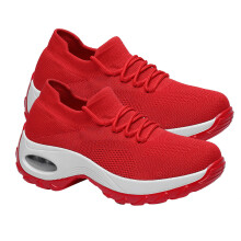 Masteelf 系带气垫运动鞋 Ladies Sneakers Women Shoes Casual For 'S Red