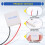 TEC2-19003 Thermoelectric Cooler Peltier 30X30mm 19003 Double Elements Module Electronic Cooling Sheet 8
