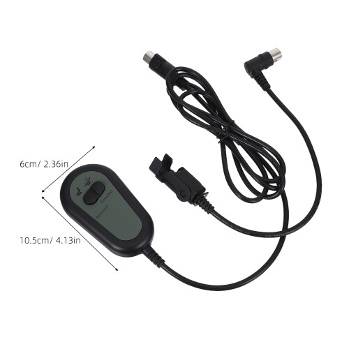 1Set Black ABS Power Recliner Hand Control, 2-Button Remote for Sofa 1