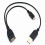 1 Micro-USB to USB Female OTG Adapter Cable with USB Power Interface Suitable for Electronic Devices with OTG 2