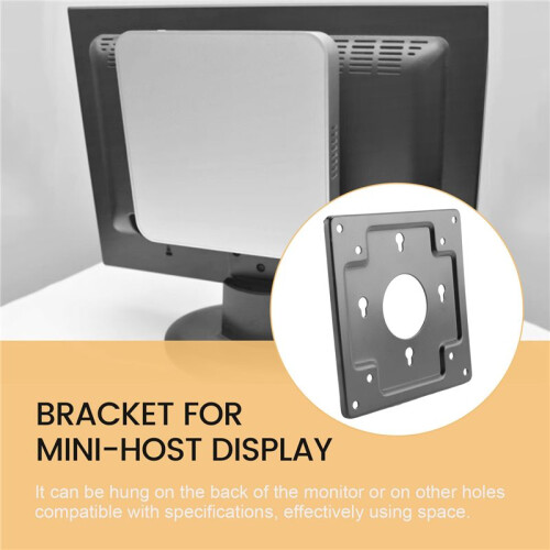 -Host Display Back VESA Mounting Mount Bracket Replacement Part for HTPC -Host Computer Accessories