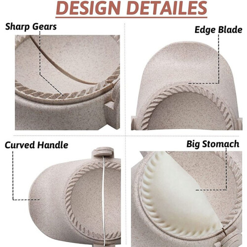 Dumpling Maker, Empanadas Press Mold Maker Set with Dough Cutter and Stuffing Spoon, Empanada Molds 2