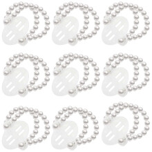 16 PièCes éLastique Perle Poignet Bandes Corsage Accessoires Mariage Poignet Bricolage Fleurs Artificielles DéCor pour Mariage Plage FêTe