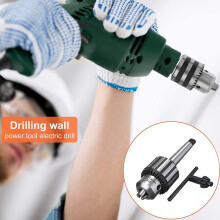Heavy Duty Drill Chuck 1/2 Inch Capacity with MT2 Morse Taper 2 Tool Holder and K32 Key (MT2-B16 -13mm)