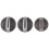 For  Ranger PK 2009-2011 Heater Control Knobs (Set of 3) UB9B61195 1
