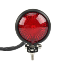 Moto 12V LED Fanale Posteriore Posteriore Lente Rossa per Lampada Freno Retrò