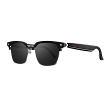 E13 Glasses Drahtlose 5.0-Brille mit KopfhöRern Freisprechen Musik Fotografieren,Schwarz B