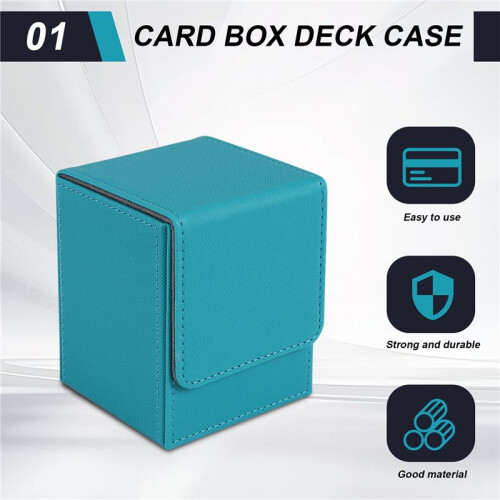 Card Case Deck Box Sleeved Cards Deck Game Box for Yugioh  Binders: 100+, Sky 1