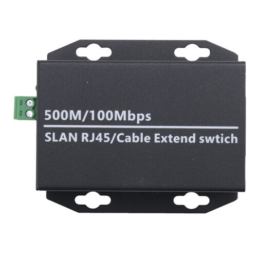 1Pcs Ethernet IP Extender Over Coax HD Network Kit EoC Coaxial Cable Transmission Extender for Security CCTV Cameras(A)