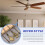 4Pcs Ceiling Fan Pull Chain Set,Bulb and Fan Pattern Pull Chain Extension Fan Pull Chain Pendant 12 Inch(Antique Bronze) 5