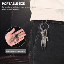 Tweezers Multitool, Precision Tweezer with Pocket Knife, 2 in 1 Titanium Small Keychain Tweezers for ,Soldering