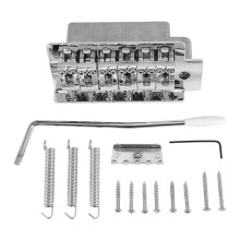 52,5 Mm Gitarre für STRATOCASTER Tremolo BrüCke Satz für  Strat Squier Elektrisch Gitarre Ersatz,Silber