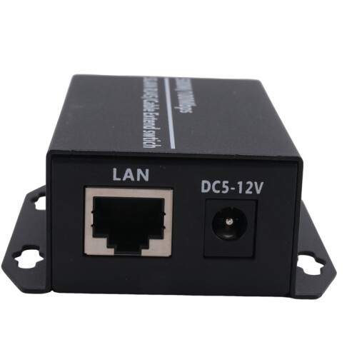 1Pcs Ethernet IP Extender Over Coax HD Network Kit EoC Coaxial Cable Transmission Extender for Security CCTV Cameras(A) 1