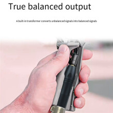 Soquete Fêmea TRS de 3,5 mm para Adaptador Balanceado XLR Macho, Adaptador de Áudio Phantom Power É Convertido em Alimentação Plug-In de 3-5V