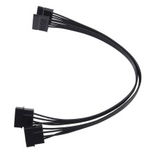 IDE 4 Pin Male to 15 Pin Female  Power Converter Adapter Cable Hard Drive HDD SSD Power Extension Cable,2 Pack