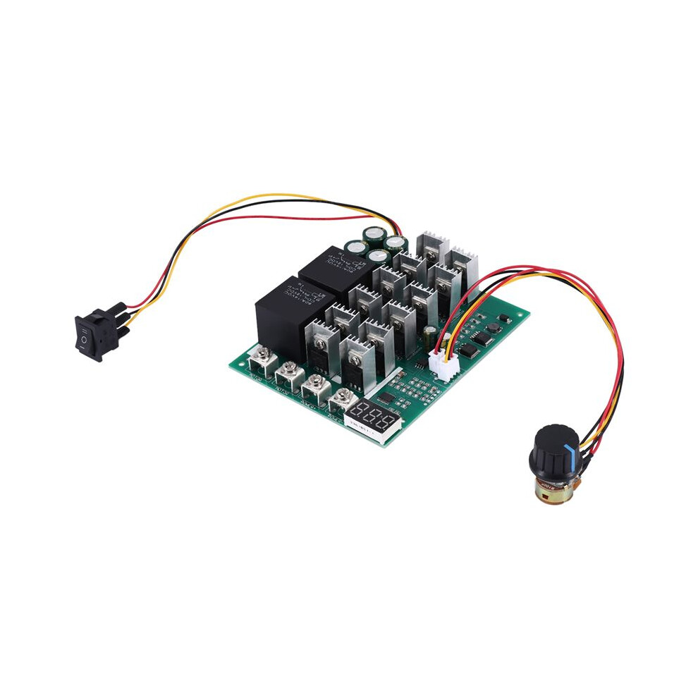 Photos - Other Electrical Equipment Jojomino 10-55V 12V 24V 36V 48V 55V 100A Motor Speed Controller PWM HHO RC Reverse Control with LED Display 