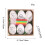 6 Pcs Easter DIY Hand-Painted Eggs 2024 Cartoon Eggs Children's Handmade Gift Easter Egg Painting Kit-C 8