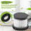 Patronfilter för  CM300S CM400 CM500 CM800 Dammsugardelar, Utbytesfilterpatron, 2St 4
