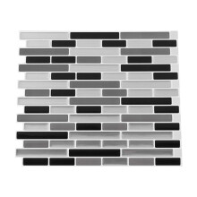 3D Wall Stickers Brick Wallpaper Tile for Kitchen Bathroom Backsplash Anti-Tile Home Decor 28x23.5Cm