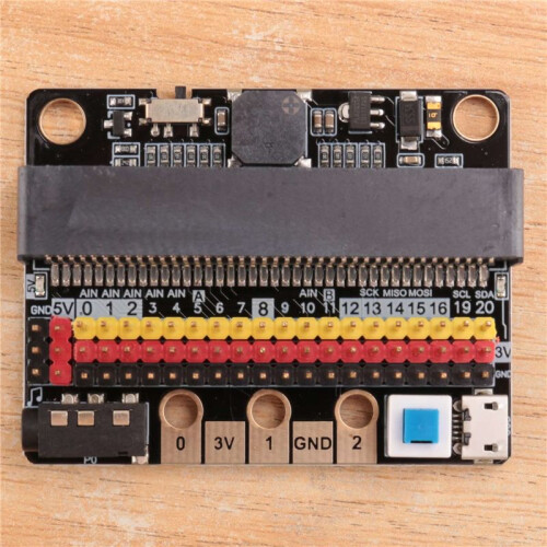 Micro-Bit Expansion Board IOBIT V2.0 Breakout Adapter Shield with Buzzer for BBC Micro:Bit Kids'S Python  Programming 1
