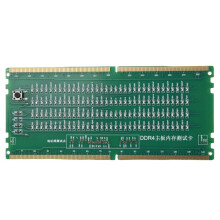 Tarjeta de Prueba DDR4 Memoria RAM Ranura Hacia Fuera LED Probador Analizador de ReparacióN de Placa Base de Escritorio