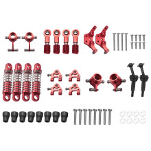 Conjunto Completo de Metal com PeçAs de AtualizaçãO Amortecedor para 1/28 K969 K979 K989 K999 P929 P939 Rc PeçAs de Carro, Vermelho