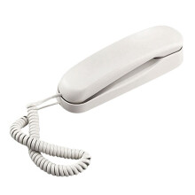 TéLéPhone Mural Filaire, Petit TéLéPhone D'HôTel, Adapté pour la Maison/Salle de Bain/éCole/Bureau, TéLéPhone Mural Fixe, Blanc
