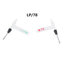 Phonograph Turntable Dual Moving Cartridge Stylus Vinyl Needle Replace for LP 78 Vinyl Needle Double Ruby and Sapphire