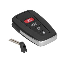 Télécommande intelligente 4 boutons pour Toyota, remplacement de clé de proximité avec verrouillage/déverrouillage du coffre, télécommande