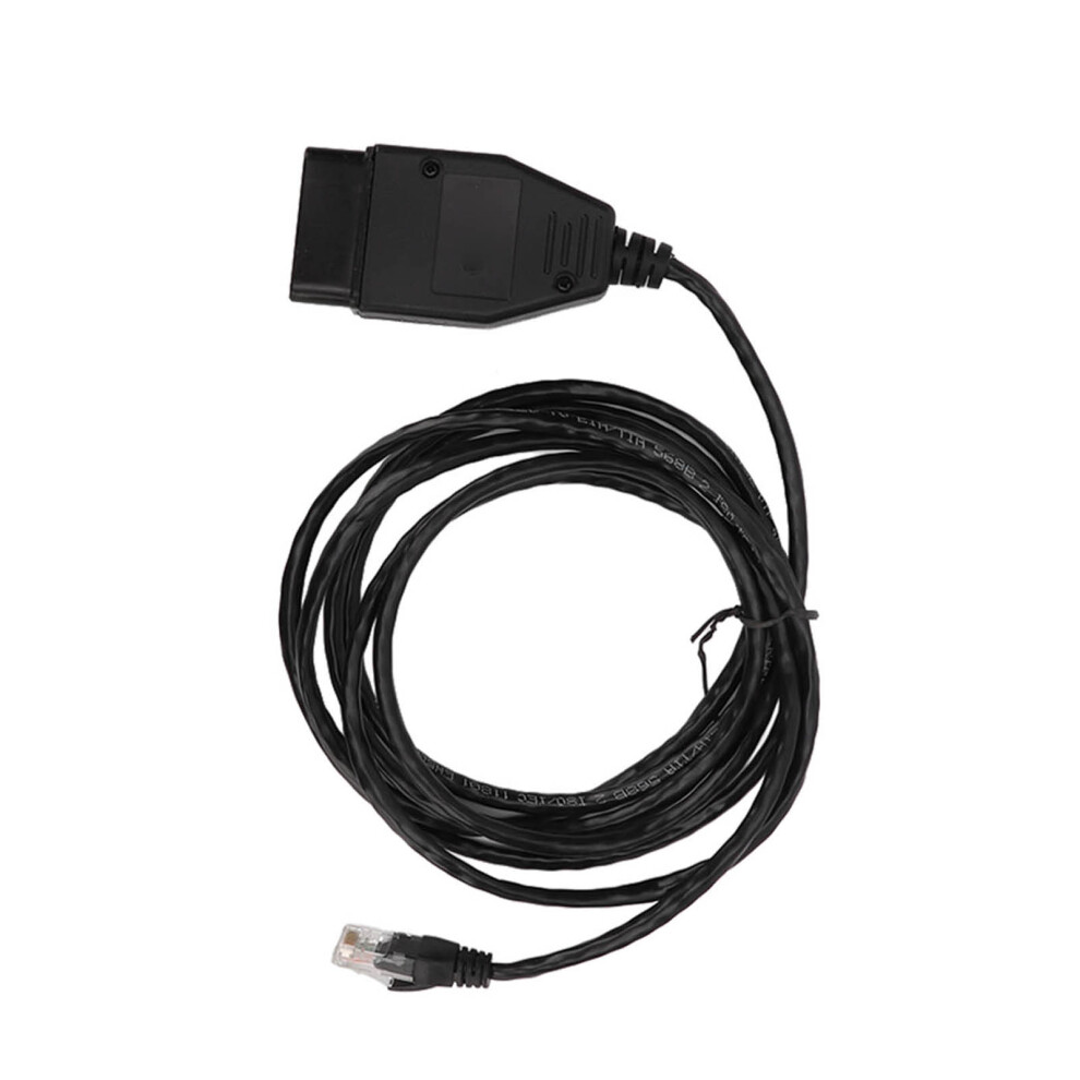 Program Modules Diagnostic Cable For Bmw Ethernet Obd Interface Cable Hide Modules Shielded Rj45 Connector Flexible Obd Connector Compatible With 9437117393366