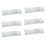 6 Sets Horizontal Blinds Replacement Slats, White Horizontal Blind Repair Tabs, White Blind Fixers for Horizontal 1