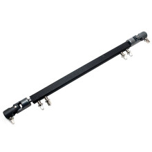 Doppelte Kick-Drum-Pedal-Antriebswelle, Stahl-Bassdrum-Pedal-Verbindungsarm, Schwarz