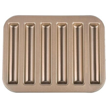 Slitstark Non-Stick Kex Pinnform Kaka Bakpanna KolståL TåRta BröDform  3D Cylinder Kakform