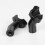 Black 3.5Inch Tall Pullback Handlebar Risers for  Softail Dyna Sportster Touring Pullback Aluminum Straight 6