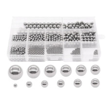 600 PeçAs 12 Tamanho AçO InoxidáVel PrecisãO Bolas de AçO 1-8Mm MéTrico Rolamento de Bicicleta Bolas Variedade Kit Mistura Bolas