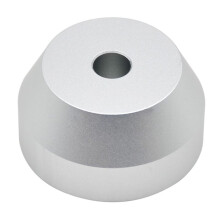 1 Uds Adaptador de CúPula de Disco de Vinilo Universal 45RPM Tocadiscos Accesorios de Aluminio para Vinilo de Registro EP de 7 Pulgadas