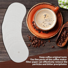 400 Filtres à Café Percolateur Non Blanchis, Filtre en Papier à Café Jetable de 3,75 Pouces, Filtres à Café à Disque Blanc
