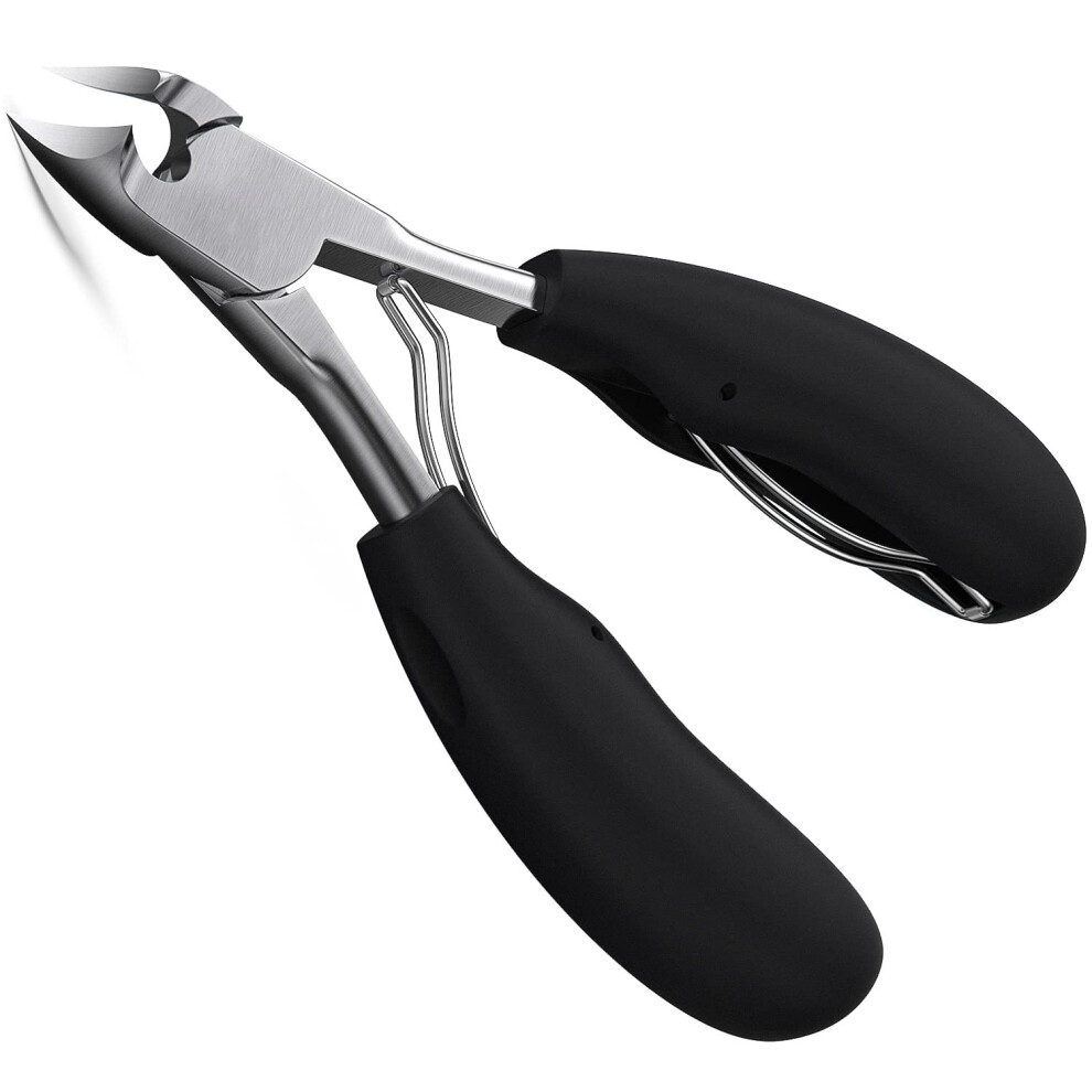 Sharp Curved Blade Heavy-Duty Pedicure Tool, Nail Clippers for Thick & Ingrown Toenails With Reinforced Steel And Ergonomic Design For Nightclubs