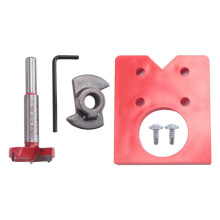 35mm Hinge Jig Drill Guide Sets Door Hinge Drill Hole Cutter Concealed Hinge Jig with Bit Positioner for Furniture Wood