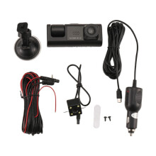 3 CáMara Dash Cam 1080P Pantalla de 2 Pulgadas Dashcam Black Driver Recorder para Taxi CAR DVR CáMara Trasera Universal