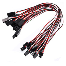 15 Pieces Servo Extension Cables Servo Extension Male to Female Cable (11.8 Inch)
