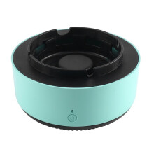 Cenicero con Purificador de Aire, Cenicero Purificador de Aire 2 en 1 para PurificacióN de Aire con Iones Negativos para Hogar, Coche Verde