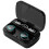Wireless Headset Tws  V5.1 LED Display Stereo  Earbud Headset with Microphone Hands-Free Headset,Black 1